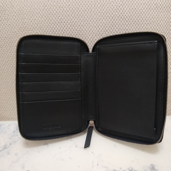 MZ Wallace Black Leather Passport Organizer - Picture 8 of 8